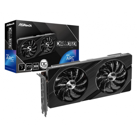 ASRock Challenger Intel Arc A770 16GB OC - OC Edition - graphics card - Intel Arc A770 - 16 GB GDDR6 - PCIe 4.0 x16 - HDMI, 3 x DisplayPort - box - 0