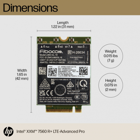 HP 4G LTE-AP WWAN
