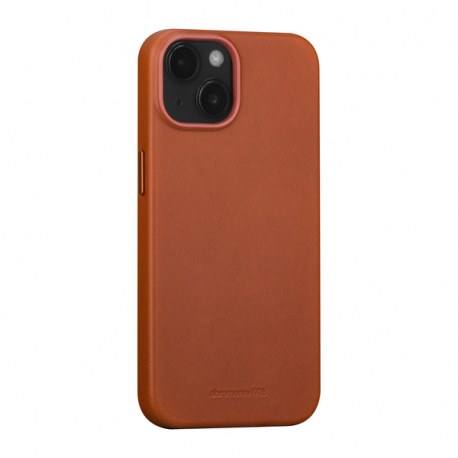dbramante1928 Roskilde - Back cover for mobile phone - MagSafe compatibility - full-grain leather - tan - for Apple iPhone 15 - 4