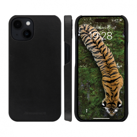 dbramante1928 Lynge - Flip cover for mobile phone - full-grain leather - black - 2