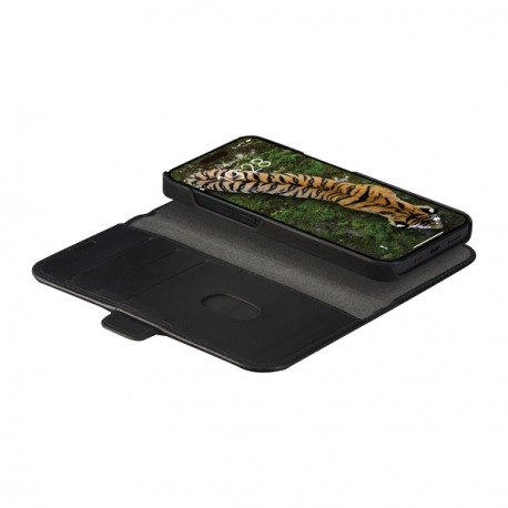 dbramante1928 Lynge - Flip cover for mobile phone - full-grain leather - black - 4