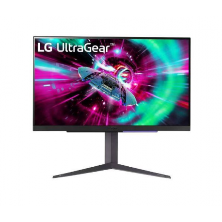 LG UltraGear 27GR93U-B - LED monitor - gaming - 27" - 3840 x 2160 4K @ 144 Hz - IPS - 400 cd / m² - 1000:1 - DisplayHDR 400 - 1 ms - 2xHDMI, DisplayPort - black - 0