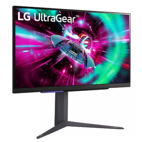 LG UltraGear 27GR93U-B - LED monitor - gaming - 27" - 3840 x 2160 4K @ 144 Hz - IPS - 400 cd / m² - 1000:1 - DisplayHDR 400 - 1 ms - 2xHDMI, DisplayPort - black - 2