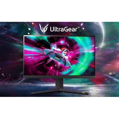 LG UltraGear 27GR93U-B - LED monitor - gaming - 27" - 3840 x 2160 4K @ 144 Hz - IPS - 400 cd / m² - 1000:1 - DisplayHDR 400 - 1 ms - 2xHDMI, DisplayPort - black - 8