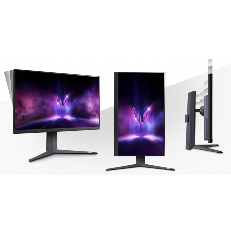 LG UltraGear 27GR93U-B - LED monitor - gaming - 27" - 3840 x 2160 4K @ 144 Hz - IPS - 400 cd / m² - 1000:1 - DisplayHDR 400 - 1 ms - 2xHDMI, DisplayPort - black - 9
