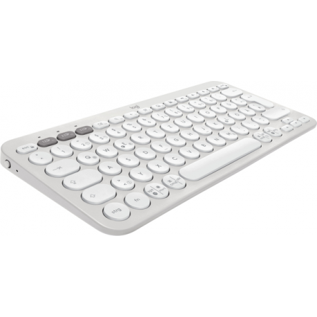 Logitech Pebble 2 Combo - Keyboard and mouse set - wireless - Bluetooth LE - QWERTZ - German - tonal white - 4