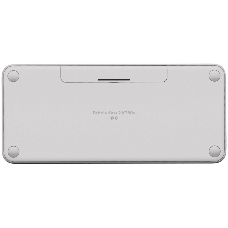 Logitech Pebble 2 Combo - Keyboard and mouse set - wireless - Bluetooth LE - QWERTY - US International - tonal white - 4