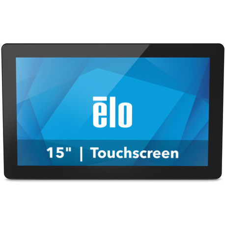 Elo 1594L - LCD monitor - 15.6" - open frame - touchscreen - 1920 x 1080 Full HD (1080p) - 350 cd / m² - 800:1 - 25 ms - HDMI, VGA, DisplayPort - black - 3
