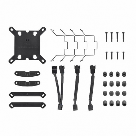 Thermaltake TOUGHAIR 710 - Processor cooler - (for: LGA1156, LGA1155, LGA2011, LGA1150, LGA2011-3, LGA1151, AM4, LGA2066, LGA1200, LGA1700, AM5) - aluminium - 140 mm - 2