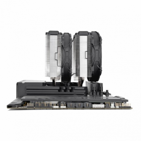 Thermaltake TOUGHAIR 710 - Processor cooler - (for: LGA1156, LGA1155, LGA2011, LGA1150, LGA2011-3, LGA1151, AM4, LGA2066, LGA1200, LGA1700, AM5) - aluminium - 140 mm - 5