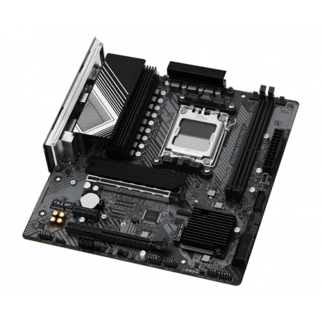 ASRock B650M-HDV / M.2 - Motherboard - micro ATX - Socket AM5 - AMD B650 Chipset - USB 3.2 Gen 1, USB-C 3.2 Gen2, USB-C 3.2 Gen 1 - 2.5 Gigabit LAN - onboard graphics (CPU required) - HD Audio (8-channel) - 1