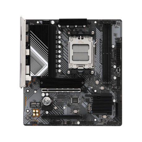 ASRock B650M-HDV / M.2 - Motherboard - micro ATX - Socket AM5 - AMD B650 Chipset - USB 3.2 Gen 1, USB-C 3.2 Gen2, USB-C 3.2 Gen 1 - 2.5 Gigabit LAN - onboard graphics (CPU required) - HD Audio (8-channel) - 4
