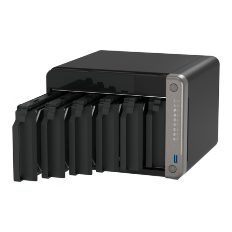 QNAP TS-AI642 - NAS server - 6 bays - SATA 6Gb / s - RAID RAID 0, 1, 5, 6, 10, 50, JBOD - RAM 8 GB - Gigabit Ethernet  /  2.5 Gigabit Ethernet - iSCSI support - 3