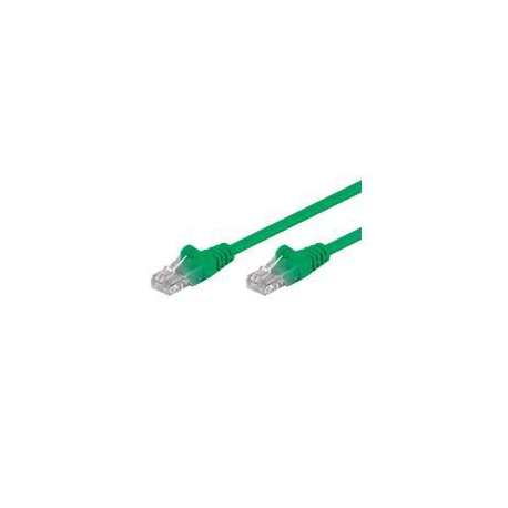 MicroConnect - Network cable - RJ-45 (M) to RJ-45 (M) - 50 cm - UTP - CAT 5e - green - 0