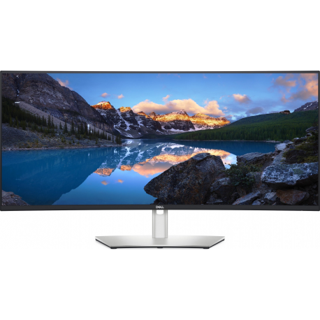 Dell UltraSharp U3824DW - LED monitor - curved - 38" (37.52" viewable) - 3840 x 1600 WQHD+ @ 60 Hz - IPS Black - 300 cd / m² - 2000:1 - 5 ms - 2xHDMI, DisplayPort, USB-C - speakers - with 3-Year Advanced Exchange Service and Premium Panel Exchange - 0