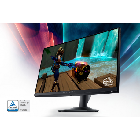 Alienware 27 Gaming Monitor AW2724HF - LED monitor - gaming - 27" (26.96" viewable) - 1920 x 1080 Full HD (1080p) @ 360 Hz - Fast IPS - 400 cd / m² - 1000:1 - HDR10 - 0.5 ms - HDMI, 2xDisplayPort - Dark Side of the Moon - with 3-Year Advanced Exchange Service and Premium Panel Exchange - 6