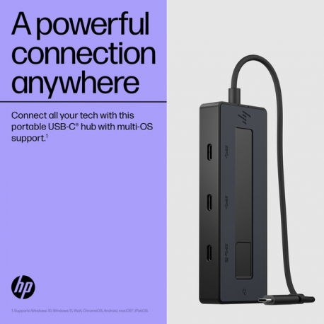 HP - Port replicator - USB-C - DP - Europe - 18