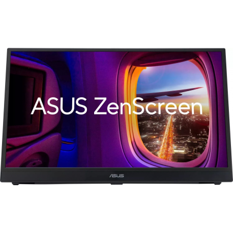 ASUS ZenScreen MB17AHG - LED monitor - 18" (17.3" viewable) - portable - 1920 x 1080 Full HD (1080p) @ 144 Hz - IPS - 300 cd/m² - 800:1 - 5 ms - HDMI, 2xUSB-C - 12