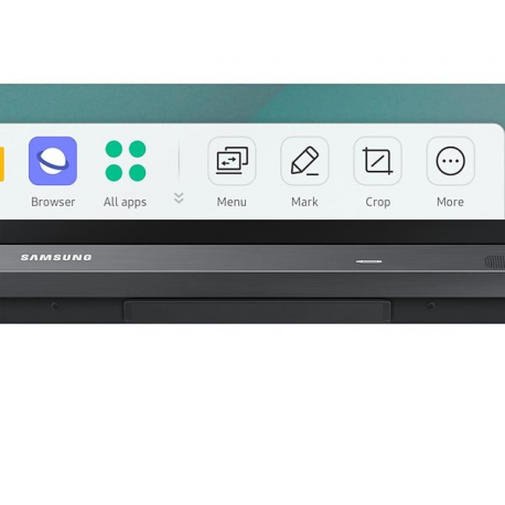 SAMSUNG WA75C Interactive Display 75inch UHD 4K 3840x2160 Multi Touch 8ms 400cd/m2 3x HDMI USB-C RJ45 WIFI OPS