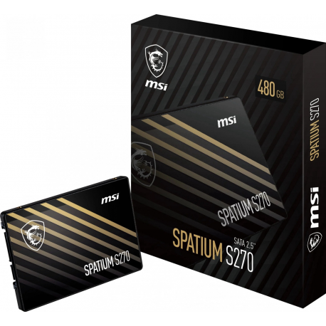 MSI SPATIUM S270 - SSD - 960 GB - internal - 2.5" - SATA 6Gb/s - 5