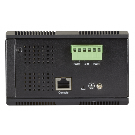 Black Box Industrial Managed Ethernet PoE+ Switch - Switch - Managed - 8 x 10/100/1000 (PoE+) + 4 x SFP - desktop, DIN rail mountable, wall-mountable - PoE+ - 2