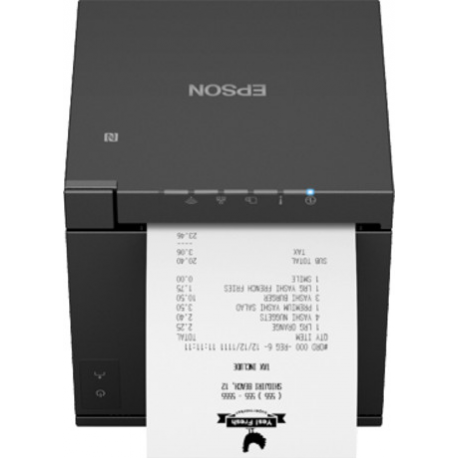Epson TM m30III-H (102) - Receipt printer - thermal line - Roll (7.95 cm) - 203 x 203 dpi - up to 300 mm / sec - USB 2.0, USB 2.0 host, LAN, USB-C - cutter - black - 4