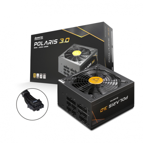 Chieftec Polaris 3.0 Series 1050W - Power supply (internal) - ATX12V 3.0 /  EPS12V - 80 PLUS Gold - AC 100-240 V - 1050 Watt - active PFC - 4