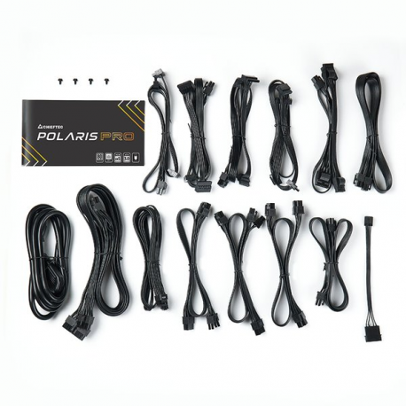 Chieftec Polaris Pro Series 1300W - Power supply (internal) - ATX12V 3.0 / EPS12V - 80 PLUS Gold - AC 100-240 V - 1300 Watt - active PFC - 7