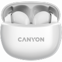 Canyon TWS-5 - True wireless earphones with mic - in-ear - Bluetooth - white