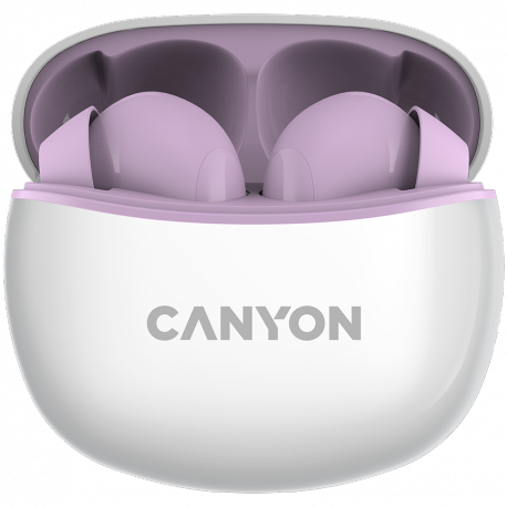 Canyon TWS-5 - True wireless earphones with mic - in-ear - Bluetooth - purple - 0