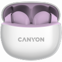 Canyon TWS-5 - True wireless earphones with mic - in-ear - Bluetooth - purple