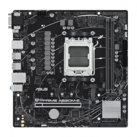 ASUS Prime A620M-E-CSM - Motherboard - micro ATX - Socket AM5 - AMD A620 Chipset - Gigabit LAN - onboard graphics (CPU required) - HD Audio (8-channel) - 0