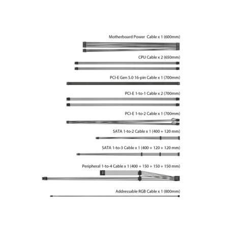 ASUS ROG Strix - Aura Edition - power supply (internal) - ATX12V 3.0 /  EPS12V - 80 PLUS Gold - AC 100-240 V - 1200 Watt - 7