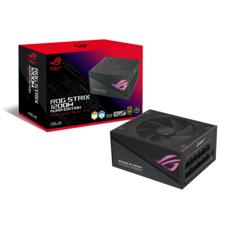 ASUS ROG Strix - Aura Edition - power supply (internal) - ATX12V 3.0 /  EPS12V - 80 PLUS Gold - AC 100-240 V - 1200 Watt - 8