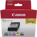 Canon PGI-580 / CLI-581 PGBK / C / M / Y / BK Multi Pack - 5-pack - black, yellow, cyan, magenta, pigmented black - original - box - ink tank