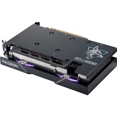 PowerColor Hellhound Radeon RX 7600 - Graphics card - Radeon RX 7600 - 8 GB GDDR6 - PCIe 4.0 - HDMI, 3 x DisplayPort - black - 6
