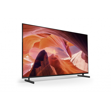 Sony Bravia KD-55X80L - 55" Diagonal Class (54.6" viewable) - X80L Series LED-backlit LCD TV - Smart TV - Google TV - 4K UHD (2160p) 3840 x 2160 - HDR - frame blinking, Direct LED - black - 2