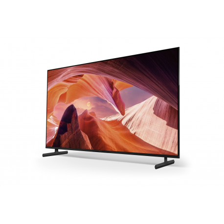 Sony Bravia KD-55X80L - 55" Diagonal Class (54.6" viewable) - X80L Series LED-backlit LCD TV - Smart TV - Google TV - 4K UHD (2160p) 3840 x 2160 - HDR - frame blinking, Direct LED - black - 3