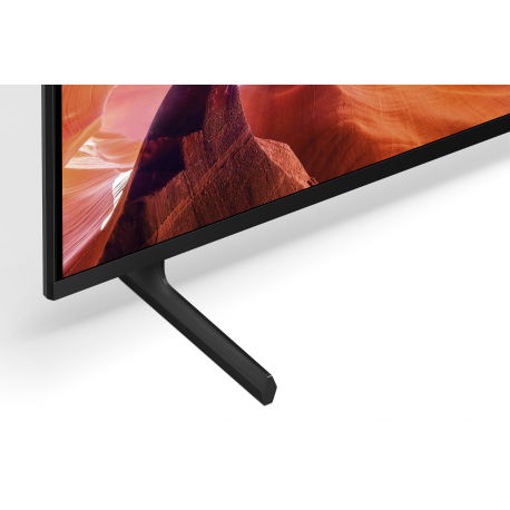 Sony Bravia KD-55X80L - 55" Diagonal Class (54.6" viewable) - X80L Series LED-backlit LCD TV - Smart TV - Google TV - 4K UHD (2160p) 3840 x 2160 - HDR - frame blinking, Direct LED - black - 7