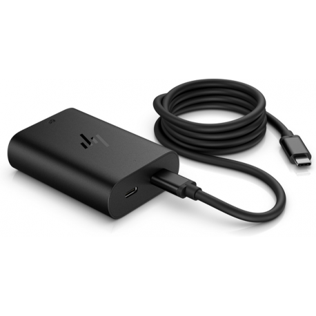 HP GaN USB-C Laptop Charger - Power adapter - AC 115 / 230 V - 65 Watt - output connectors: 2 - Europe - 5