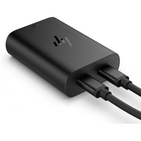 HP GaN USB-C Laptop Charger - Power adapter - AC 115 / 230 V - 65 Watt - output connectors: 2 - Europe - 6
