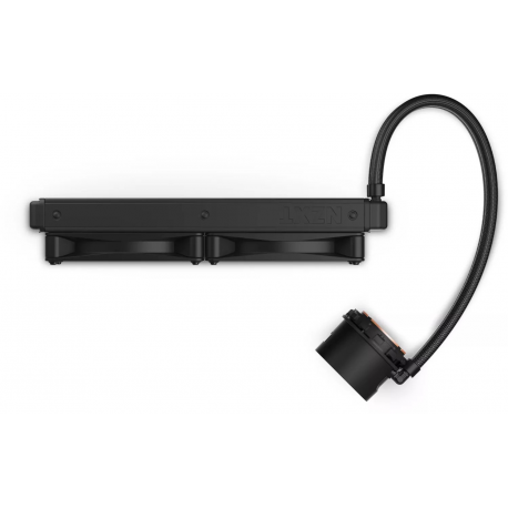 NZXT Kraken 280 - Processor liquid cooling system - with LCD display - (for: AM4, TR4, sTRX4, LGA1200, LGA1700, AM5, LGA115x Socket) - copper - 140 mm - matte black - 4