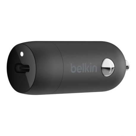 Belkin BOOST CHARGE - Car power adapter - 30 Watt - 3 A - Fast Charge (24 pin USB-C) - black - 0