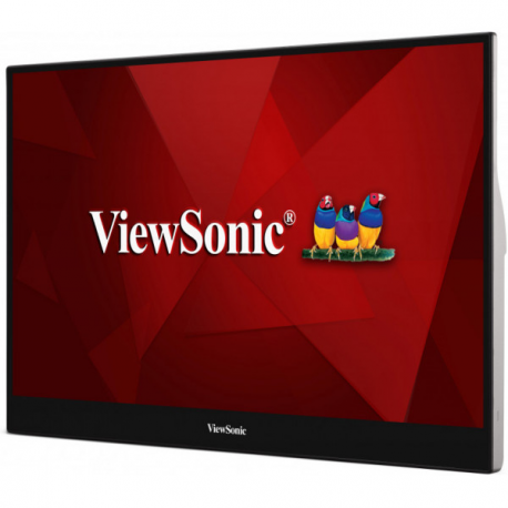 ViewSonic TD1655 - LED monitor - 15.6" - touchscreen - 1920 x 1080 Full HD (1080p) - TN - 250 cd / m² - 800:1 - 6.5 ms - HDMI, 2xUSB-C - speakers - 5