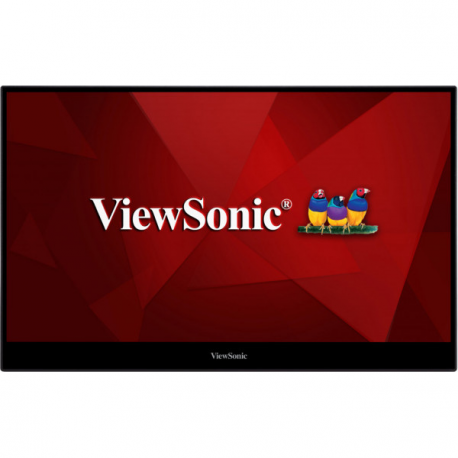 ViewSonic TD1655 - LED monitor - 15.6" - touchscreen - 1920 x 1080 Full HD (1080p) - TN - 250 cd / m² - 800:1 - 6.5 ms - HDMI, 2xUSB-C - speakers - 16