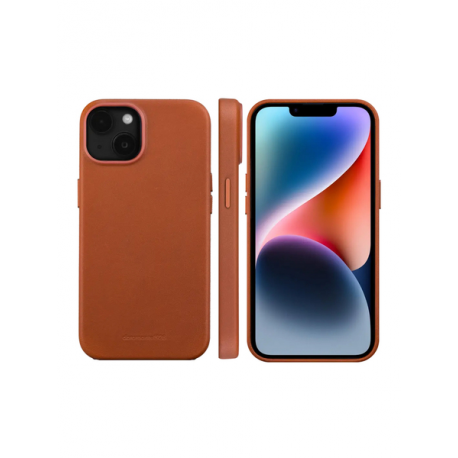 dbramante1928 Roskilde - Back cover for mobile phone - leather - tan - for Apple iPhone 14 - 4