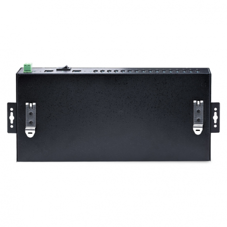 StarTech.com 16-Port Industrial USB 3.0 Hub 5Gbps, Metal, DIN / Surface / Rack Mountable, ESD Protection, Terminal Block Power, up to 120W Shared USB Charging, Dual-Host Hub / Switch (5G16AINDS-USB-A-HUB) - Hub - industrial - 16 x USB 3.2 Gen 1 - desktop, rack-mountable, DIN rail mountable - 6