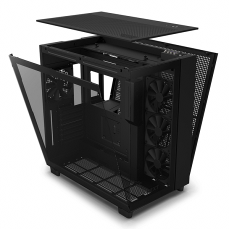 NZXT PC case H9 Flow Midi tower window black
