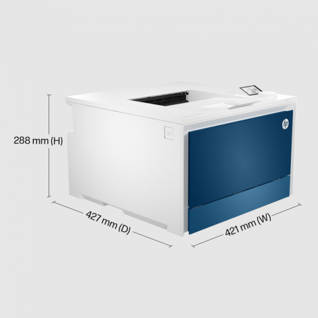 HP Color LaserJet Pro 4202dw - Printer - colour - Duplex - laser - A4 / Legal - 600 x 600 dpi - up to 35 ppm (mono)  /  up to 33 ppm (colour) - capacity: 300 sheets - USB 2.0, Gigabit LAN, USB host, Wi-Fi(ac), Bluetooth LE - 8
