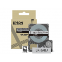 Epson LabelWorks LK-5ABJ - Matte - black on matte grey - Roll (1.8 cm x 8 m) 1 cassette(s) hanging box - tape - for LabelWorks LW-C410, LW-C610